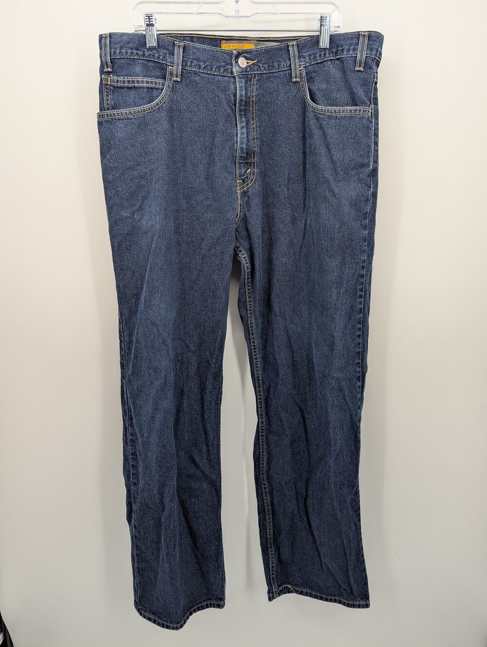 Levi's SilverTab Low + Loose Jeans Mens Size 36x32 Dark Wash Baggy Y2K Skater